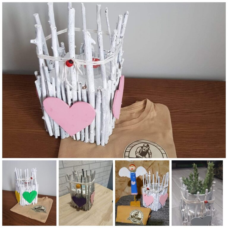 Wystawa wyrobów — efektów warsztatów pracowni Rękodzieła z elementami stolarstwa “U Gepetta”