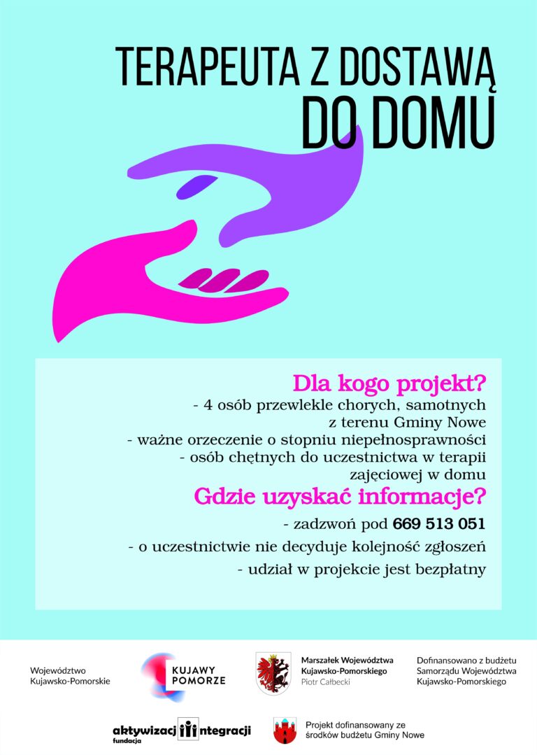 Od kwietnia ruszyły cykliczne projekty skierowane do mieszkańców Gminy Nowe