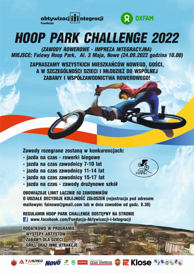 Zapisy na zawody Hoop Park Challenge 2022
